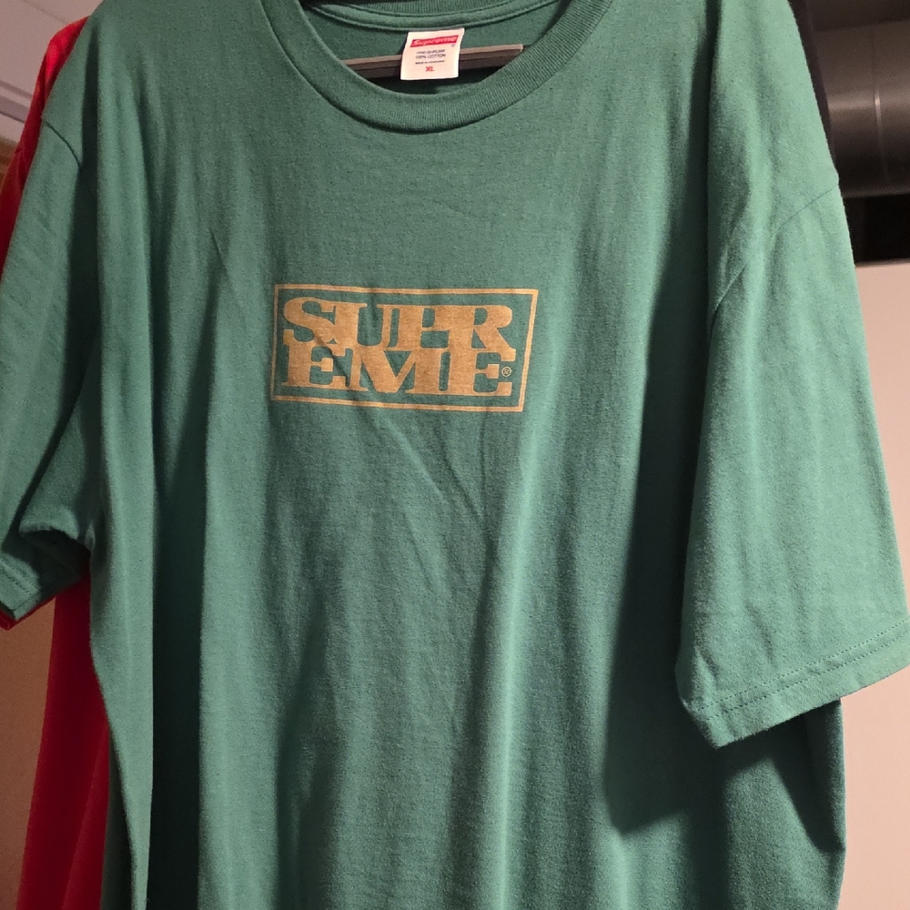 Supreme Teal Logo T-Shirt